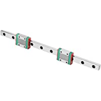 Carril guía lineal- 1 pieza 250 mm MGN12 Miniatura Carril guía lineal Carril 12 mm de ancho + 2 piezas Bloques…